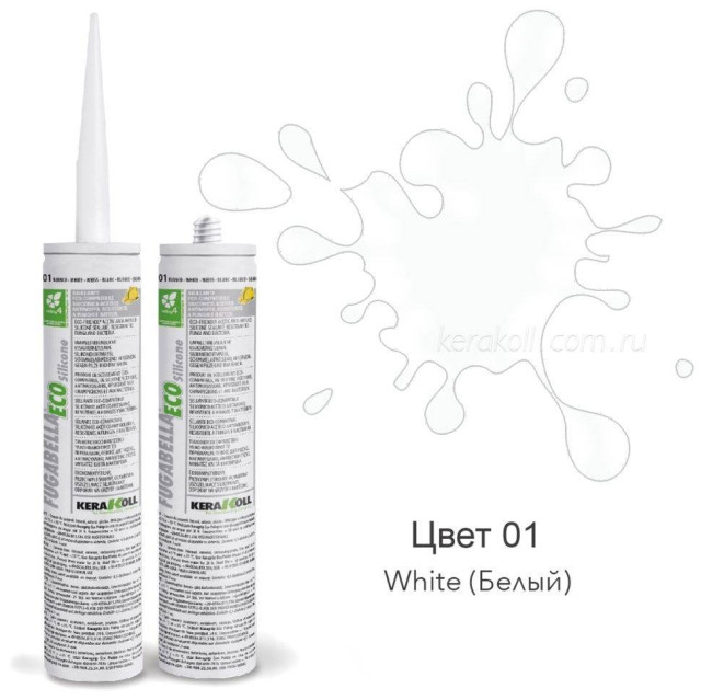 Kerakoll Fugabella Eco Silicone 01 White 310 мл