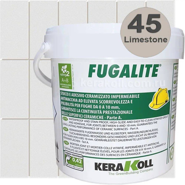 Kerakoll Fugalite Eco 45 Limestone (A+B) 3кг