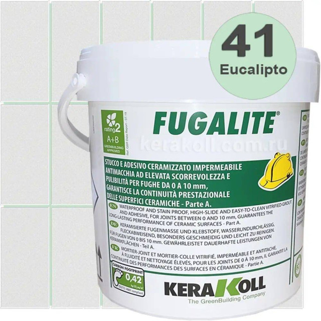 Kerakoll Fugalite Eco 41 Eucalipto (A+B) 3кг