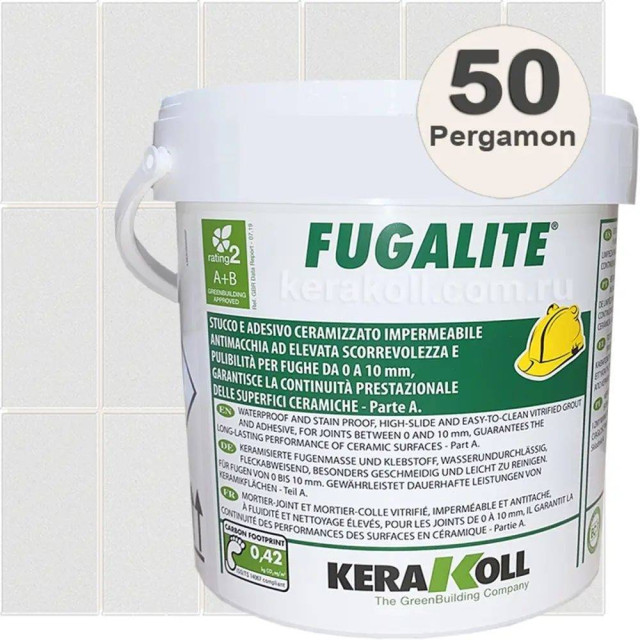 Kerakoll Fugalite Eco 50 Pergamon (A+B) 3кг