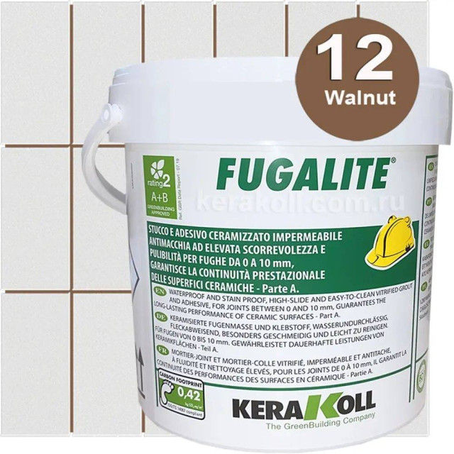 Kerakoll Fugalite Eco 12 Walnut (A+B) 3кг