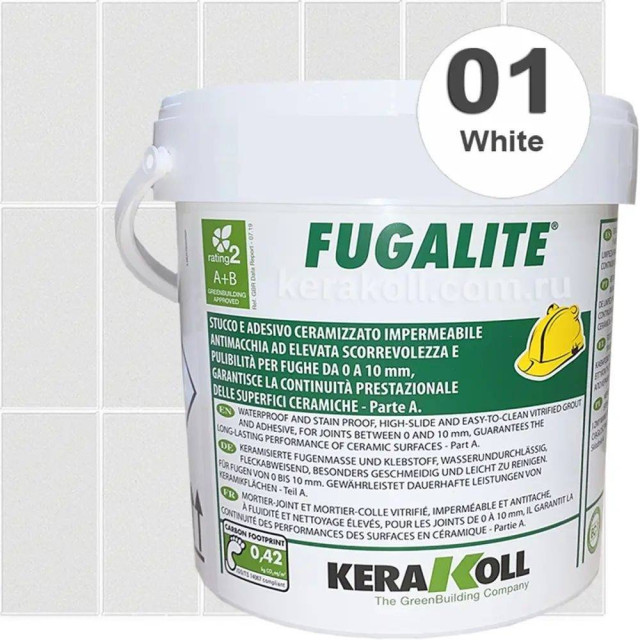 Kerakoll Fugalite Eco 01 White (A+B) 3кг