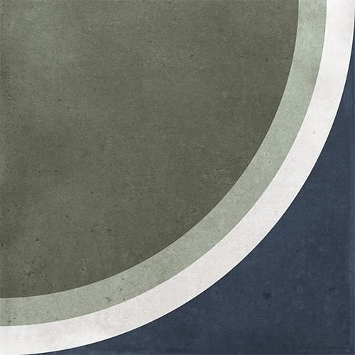 La Fabbrica Ceramiche Small Arco Navy 10x10