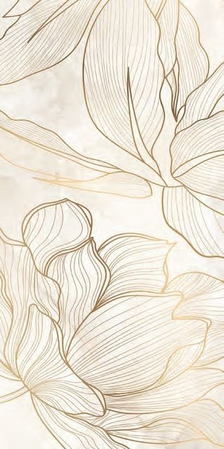 La Fenice Lumiere Decoro Foglia D’oro 60x120