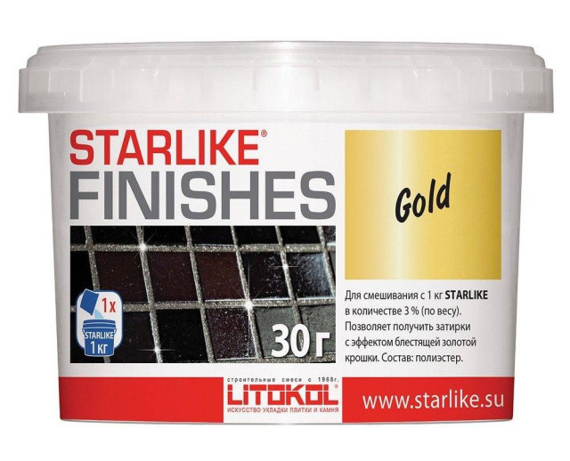 Litokol Starlike Finishes Gold 30г