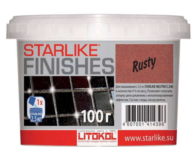 Litokol Starlike Finishes Rusty 100г