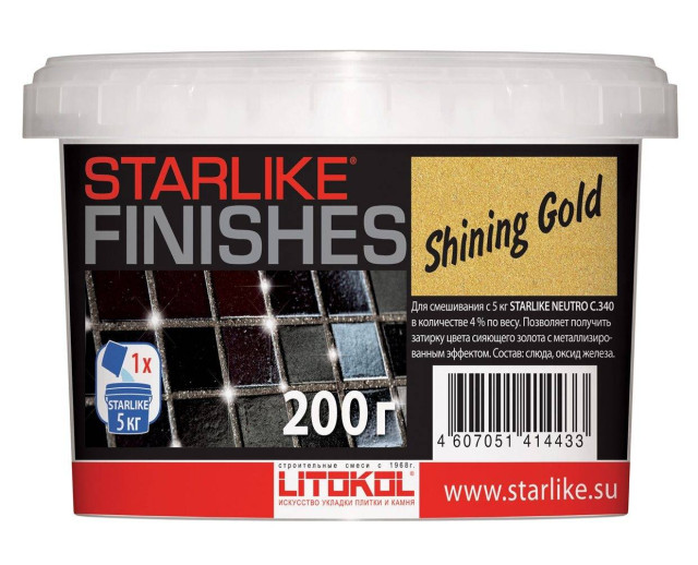 Litokol Starlike Finishes Shining Gold 200г