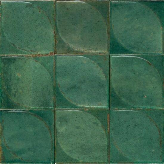 Marazzi Italy Lume 3d Dew Green Lux 10x10H1
