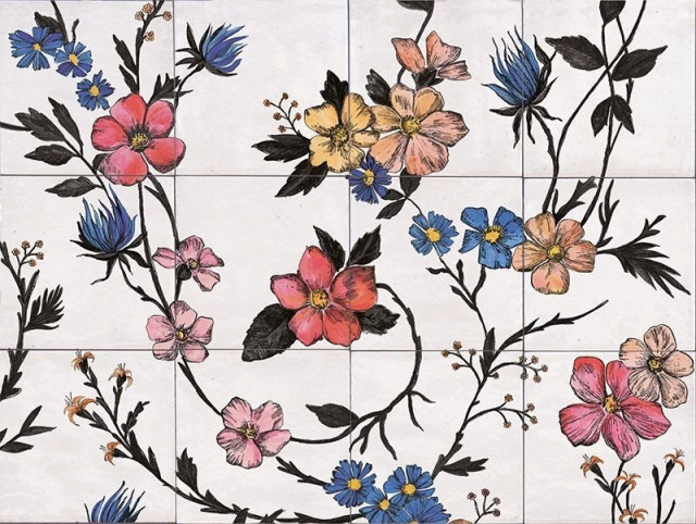 Marazzi Italy Rice Decoro Garden Modulo B 45x60