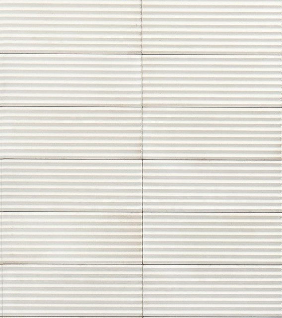 Marazzi Italy Rice Struttura Pleat 3D Natural 7.5x20