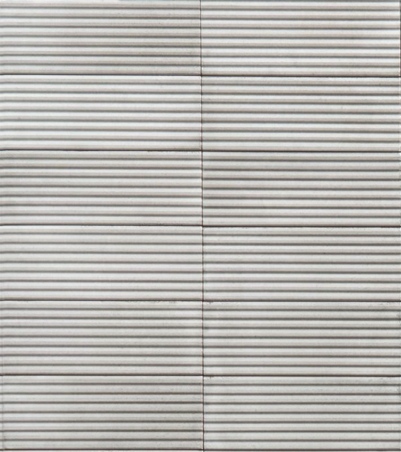 Marazzi Italy Rice Struttura Pleat 3D Grigio 7.5x20