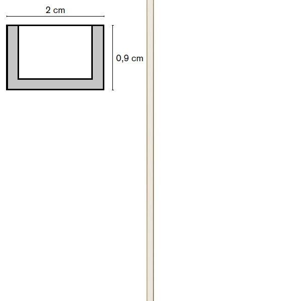 Marca Corona 4D Profile Bronze + White 2x80