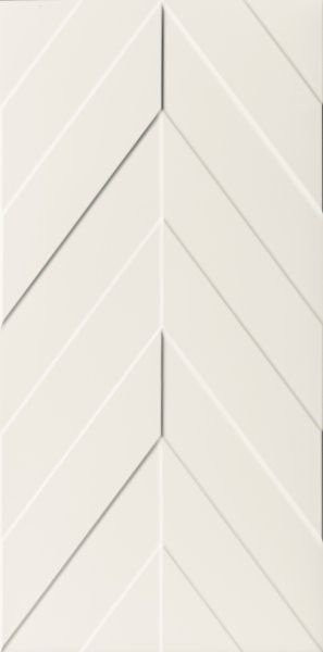 Marca Corona 4D Chevron White 40x80