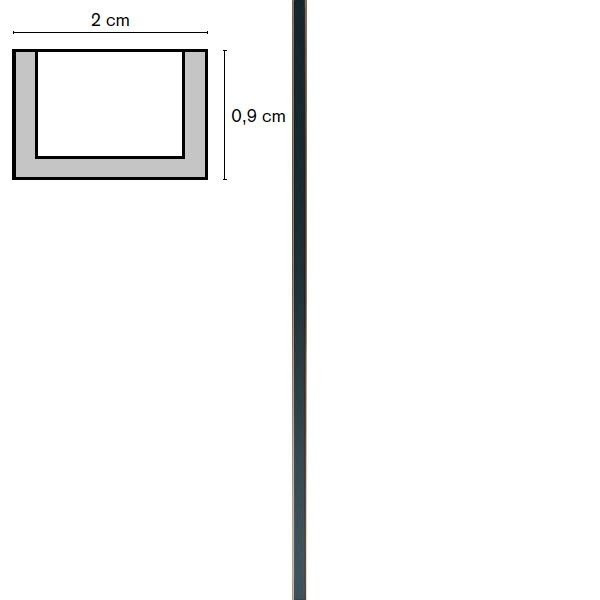 Marca Corona 4D Profile Bronze + Blue 2x80