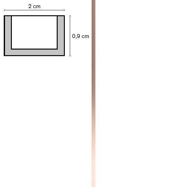 Marca Corona 4D Profile Gold Rose 2x80