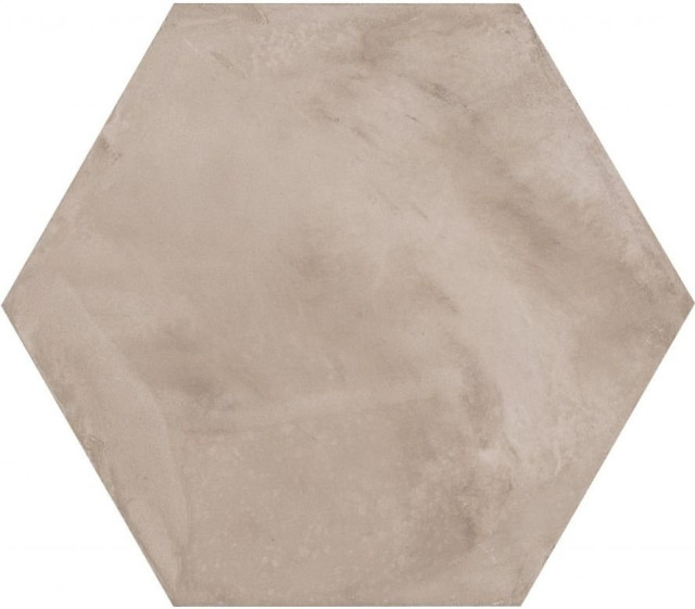 Marca Corona Terra grigio esagono 25x21,6