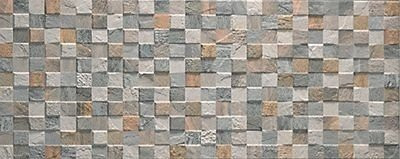 Naxos Mosaico Lithos Grey 3D 32x80.5