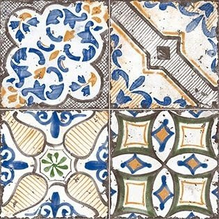 Novabell Materia Decoro Vietri Mix 15x15