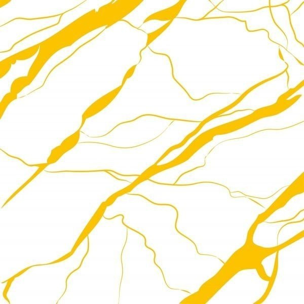 Ornamenta Artwork Marble Yellow 60x60