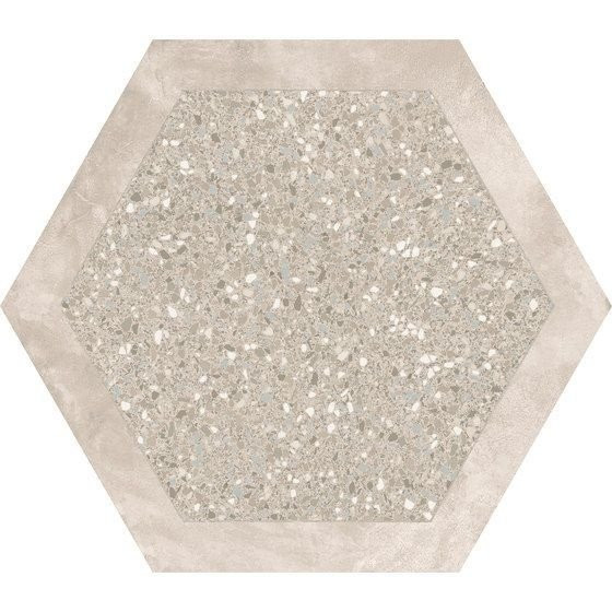 Ornamenta Cocciopesto Sabbia + Terracotta Hex 60x60