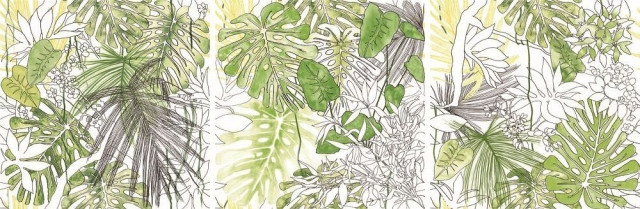 Ornamenta Jungle Flora Equatoriale 60x60