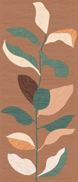 Ornamenta Operae Leaves Orange 120x278