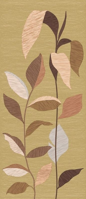 Ornamenta Operae Leaves Ochre 120x278
