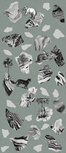 Ornamenta Operae Collage Green 120x278