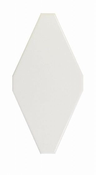 Petracers Capitonne Rombo Liscio Bianco 10х20