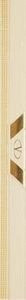 Formella V imperiale oro 5х59