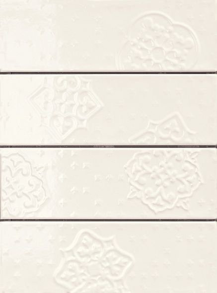 Ragno Brick Glossy Dec Mix 4 Beige R4GQ 10х30