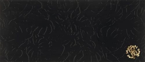 Roberto Cavalli Natural Leaves Black (Logo) 32x75
