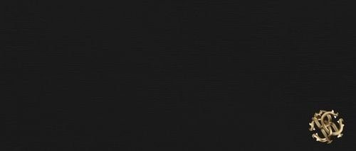 Roberto Cavalli Natural Juta Black (Logo) 32x75