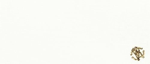 Roberto Cavalli Natural Juta White (Logo) 32x75