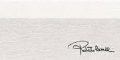 Roberto Cavalli Tanduk Alzata Bianco Firma 10x19,8