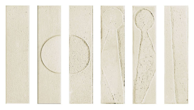 Settecento Koine Alphabet Gesso 4.5x18.6H0.9