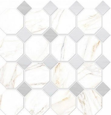 Vallelunga Cava Mosaico Ottagona Satin F. 30x30