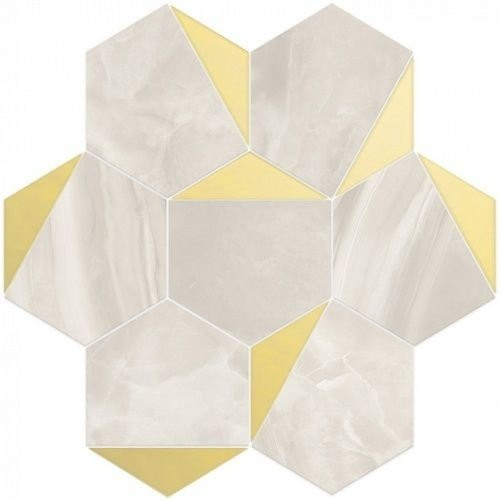 Vallelunga Nolita Esagona Triangoli Oro 30x28