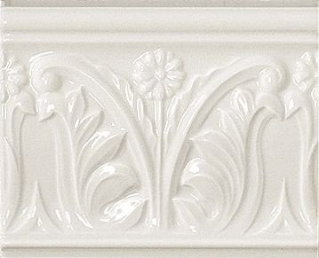 Vallelunga RIALTO LISTELLO FLOREALE White 12х15