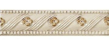 Vallelunga Rialto Listello Floreale Painted 3,5х15