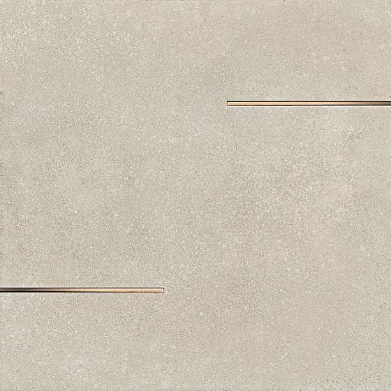 Vallelunga Decoro Bacchette Rame Sabbia 60x60