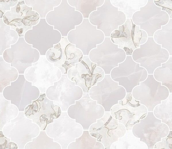 Versace Emote Mos. Arabescato Onice Bianco 35x35