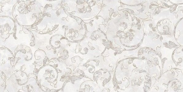 Versace Emote Decoro Floreal Onice Bianco 39x78