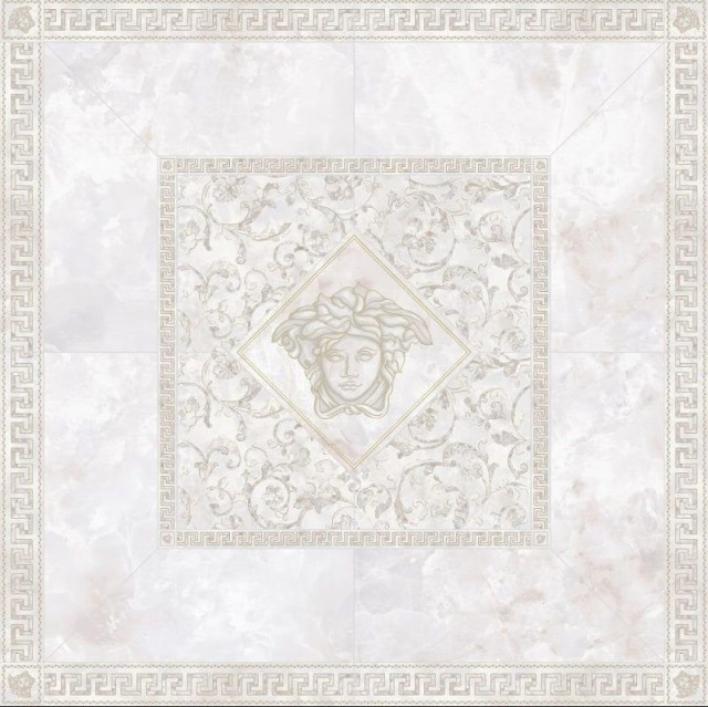 Versace Emote Rosone Onice Bianco 156x156