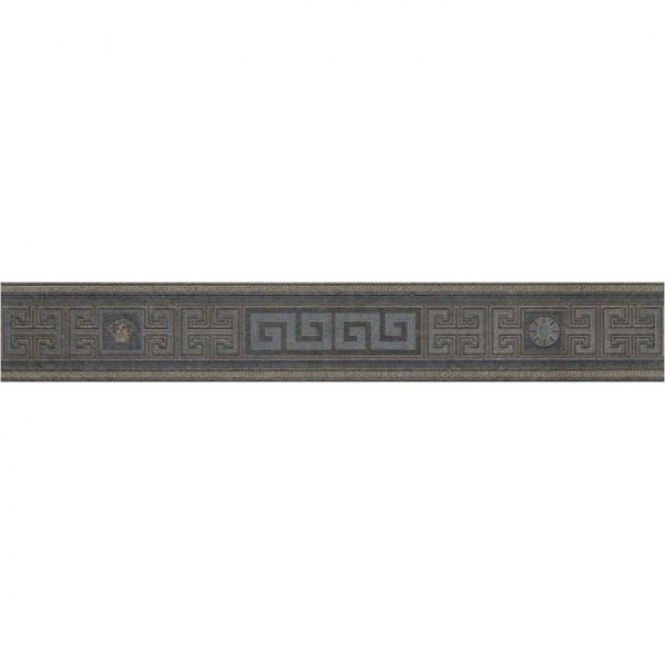 Versace Greek Fascia Antracite/Oro 12,5х80