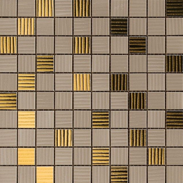 Versace Gold Mosaico Marrone/Oro 25х25