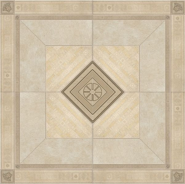 Versace Greek Rosone Beige/Oro 160x160