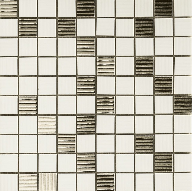 Versace Gold Mosaico Bianco/Platin 25х25