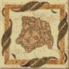 Versace Palace Gold Ang. Foglia Nero 9,8x9,8