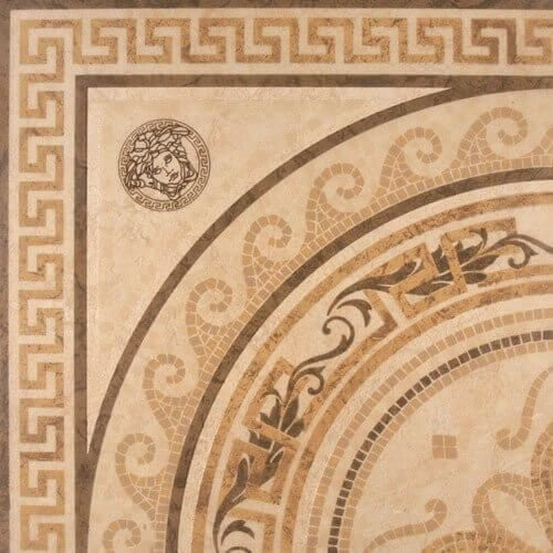 Versace Palace Rosone Mos. Nero Lev 41х41